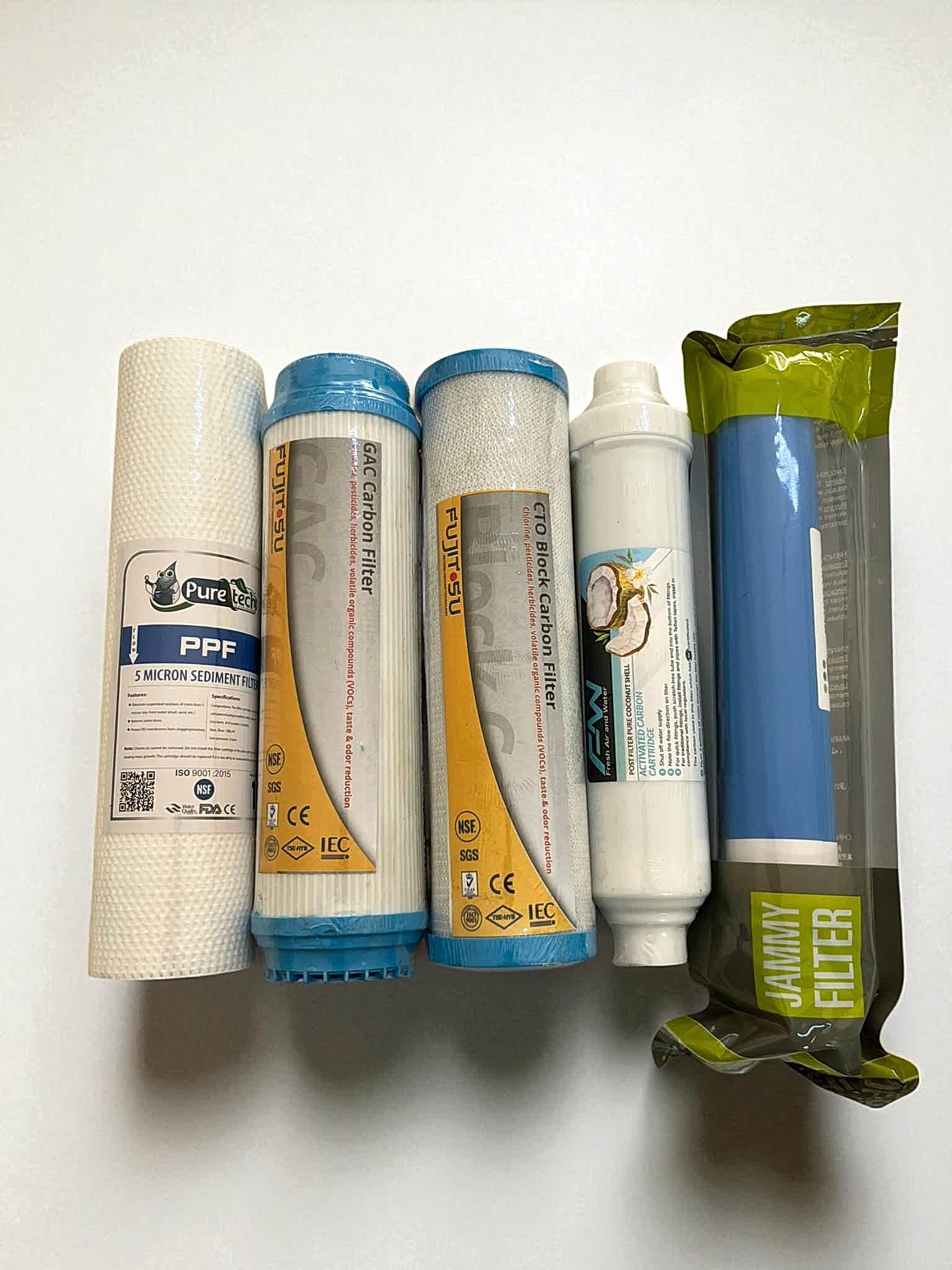 Açık Kasa Su Arıtma Cihazı Filtre Seti (Tezgah Altı, Evsel Kullanım)