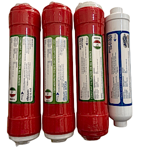 AQUA Su Arıtma Cihazı 4’lü Filtre Seti (Kapalı Kasa, In-Line Uyumlu)